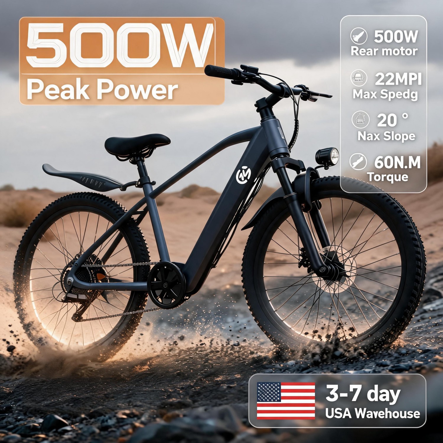 Cycling Commuting - Vélo électrique tout-terrain Cyber Monday, vélo