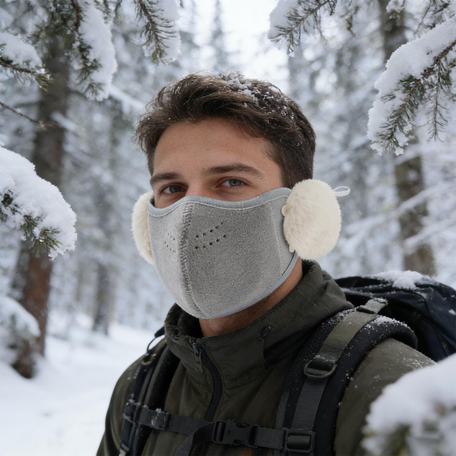Winter Cycling Commute - Couvre-visage pour la poussière, bouclier thermique