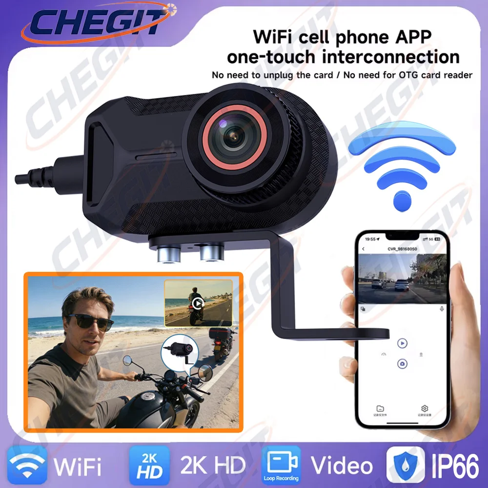 Cycling Loop - Nouveau 2K HD moto DVR WiFi