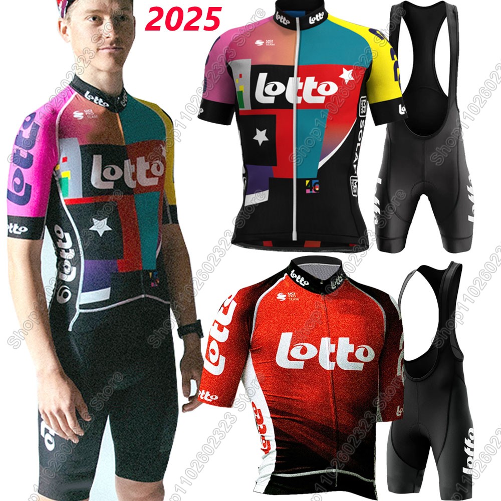 Cycling Commuter Clothing - Lotto team 2025 maillot de cyclisme