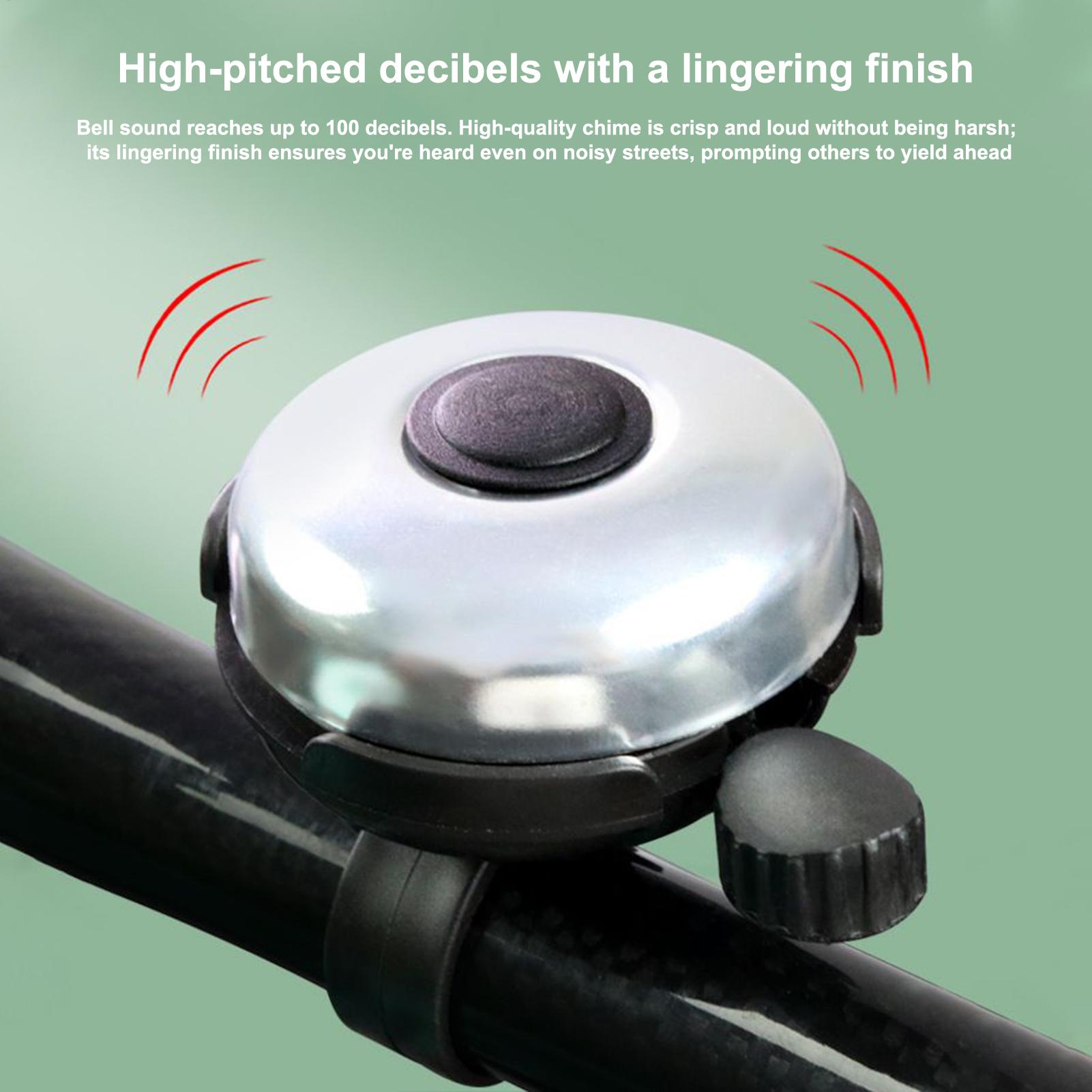 Bell Handlebar Ring - Sonnette de vélo puissante 100 dB,