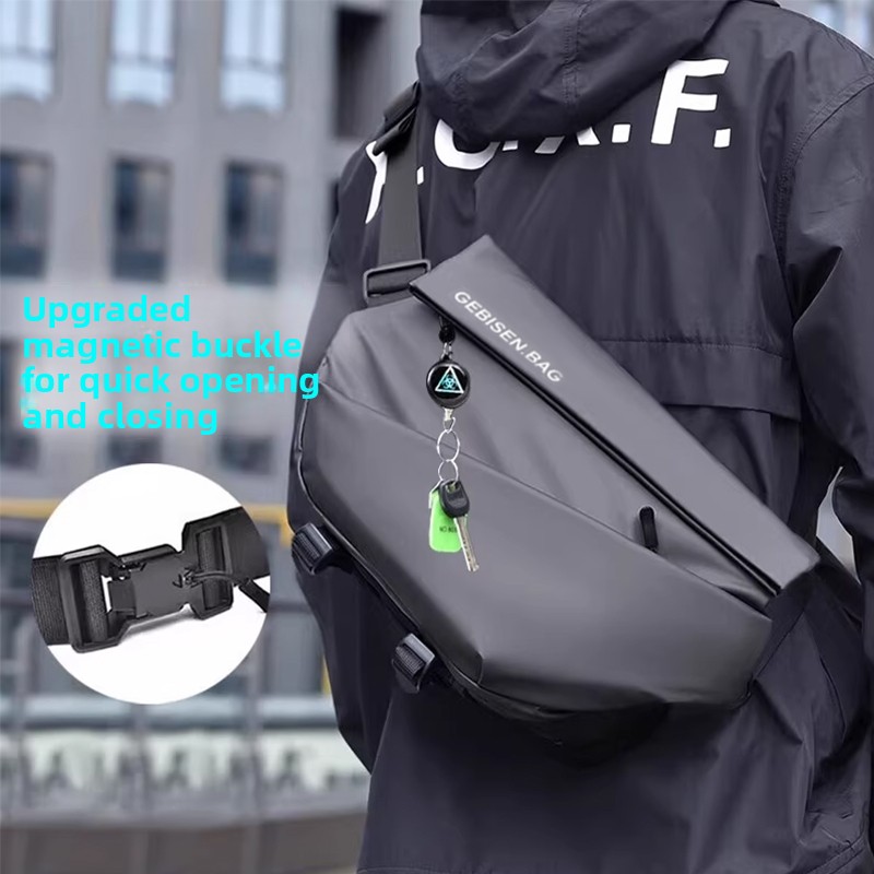 Cycling Commuting - Sac bandoulière pour homme avec boucle