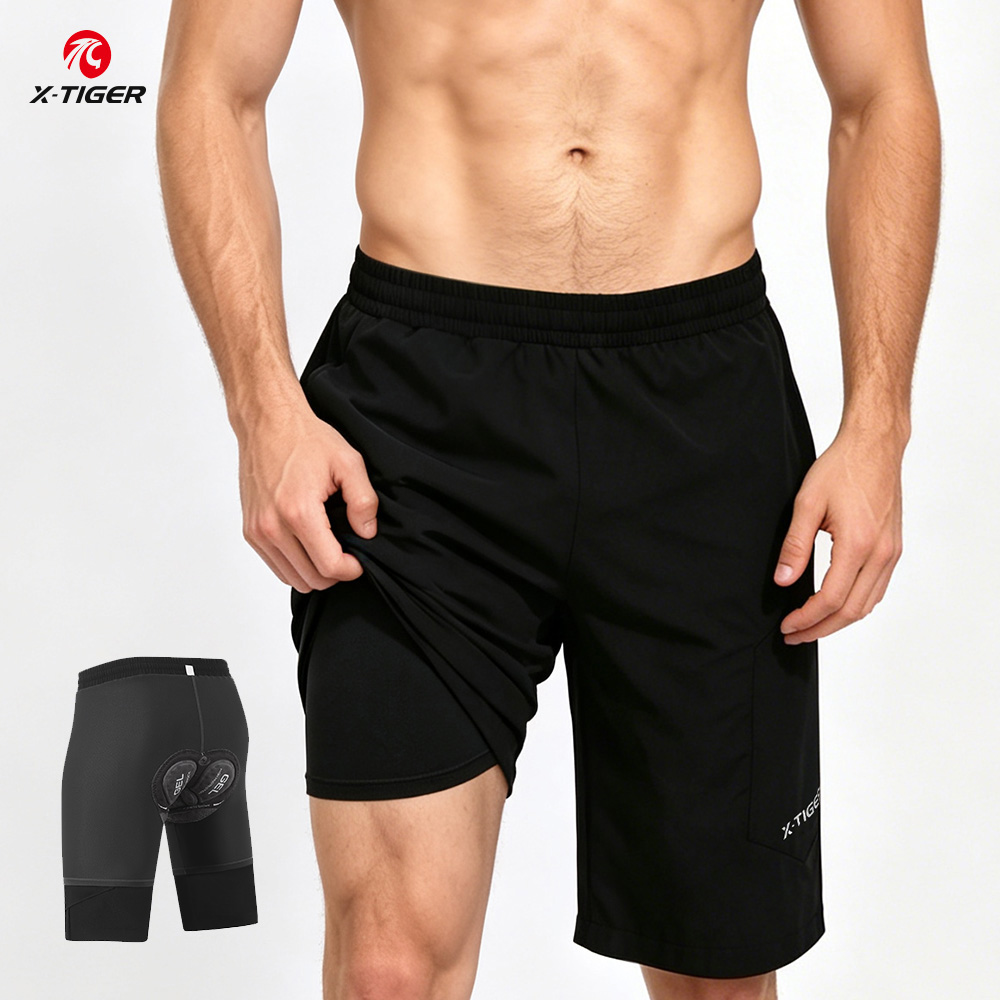 Cycling Shorts For Commute - X-TIGER Short de cyclisme 2 en