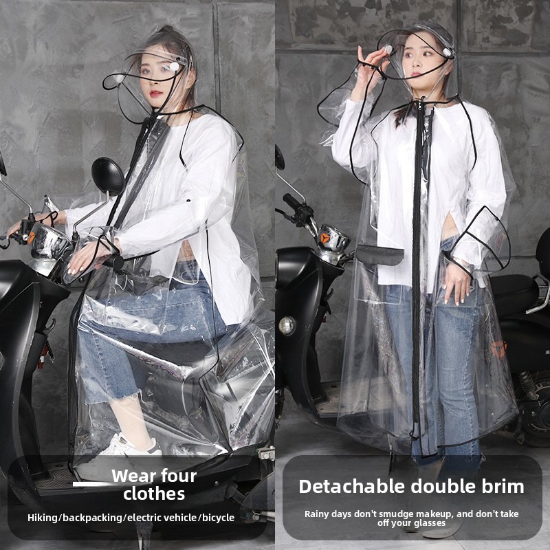 Poncho de pluie transparent en - Cycling Commute Rain avis et prix