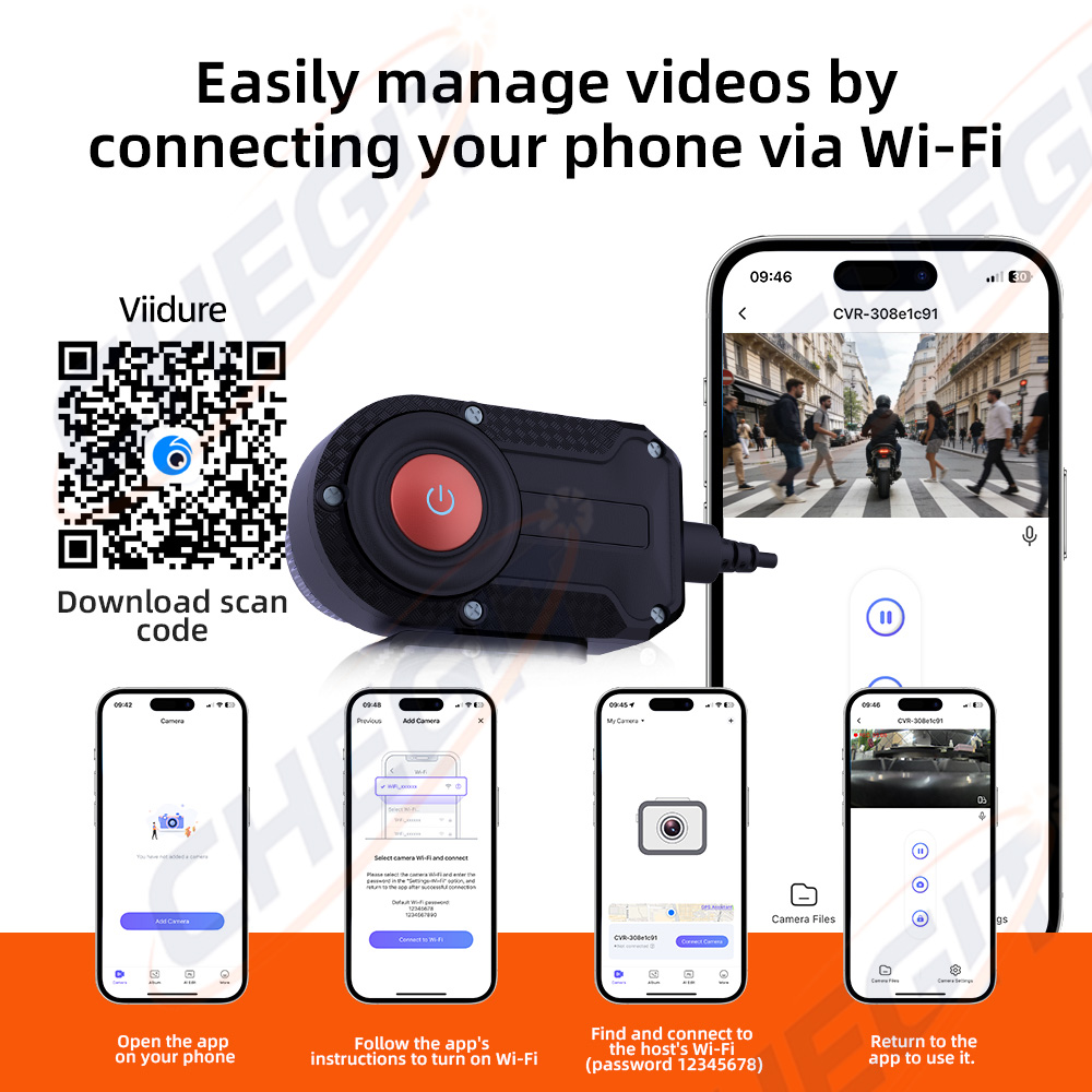 Nouvelle caméra DVR pour moto  - Cycling Loop avis et prix