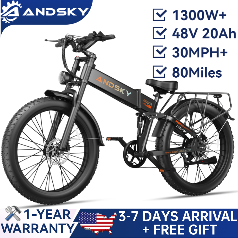 Vélo électrique pliable ANDSKY - Commuting On Mountain Bike avis et prix