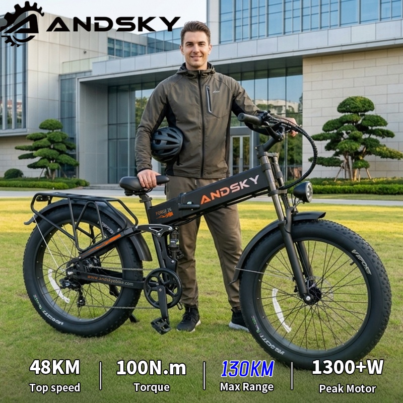 Vélo électrique pliable ANDSKY - Commuting On Mountain Bike avis et prix