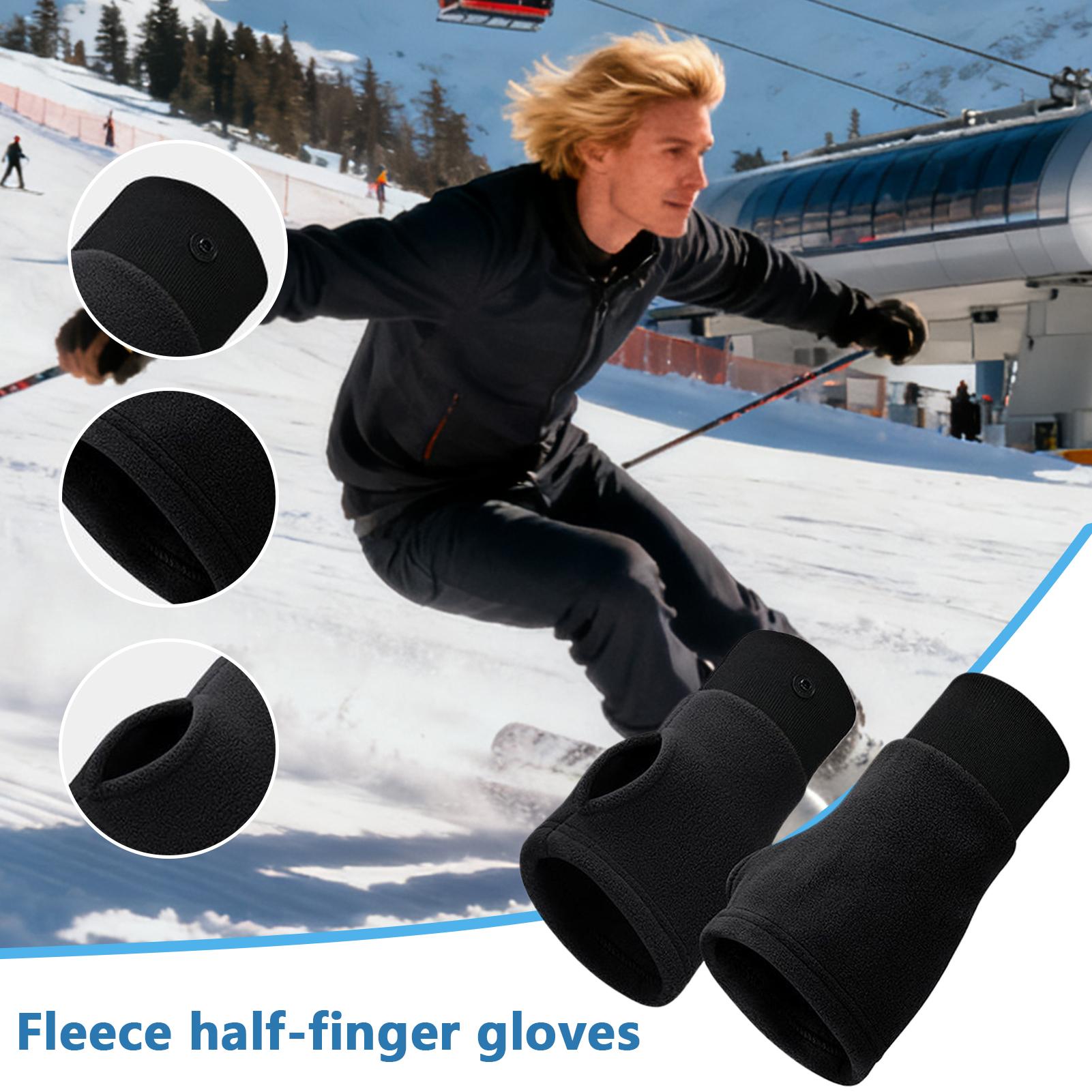 Gants demi-doigt coupe-vent po - Winter Cycling Commute avis et prix
