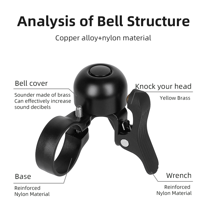 ESLNF sonnette de vélo pour an - Bell Handlebar Ring avis et prix